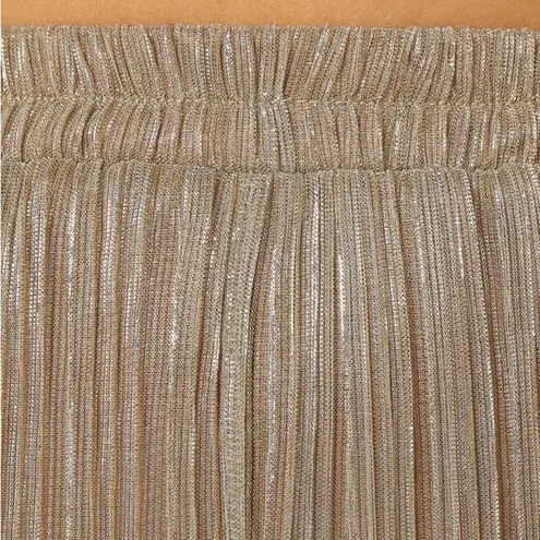 Petal and Pup WALKER PLISSE PANTS - SILVER