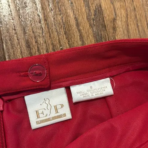 EP Pro vintage golf skort red size 8