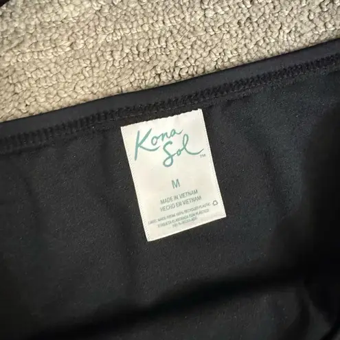 Shade & Shore  36DD Padded Netted Swim Top Kona Sol Bikini Medium