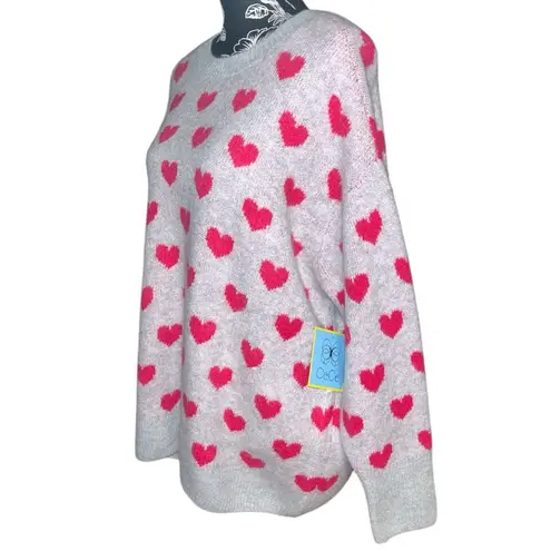 CeCe All Over Heart Sweater