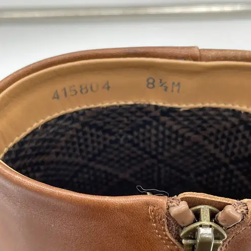 Aquatalia Florita Leather Ankle Boots - Brown - 8.5