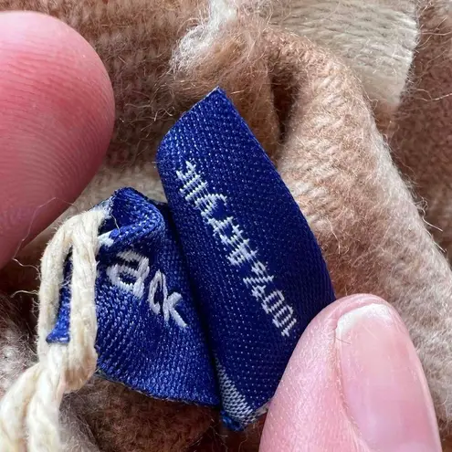 Hat Attack Blanket Scarf Oversized Beige Tan Checkered Fringed Scarf New