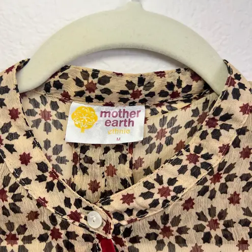 Mother Earth Floral Button