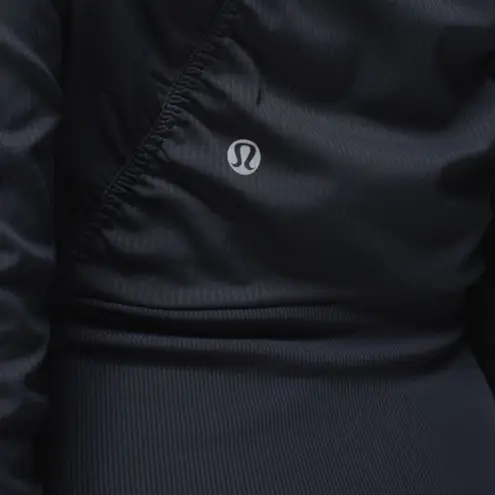Lululemon Dance Studio Jacket III Reversible Zip-Up Hoodie Deep Coal