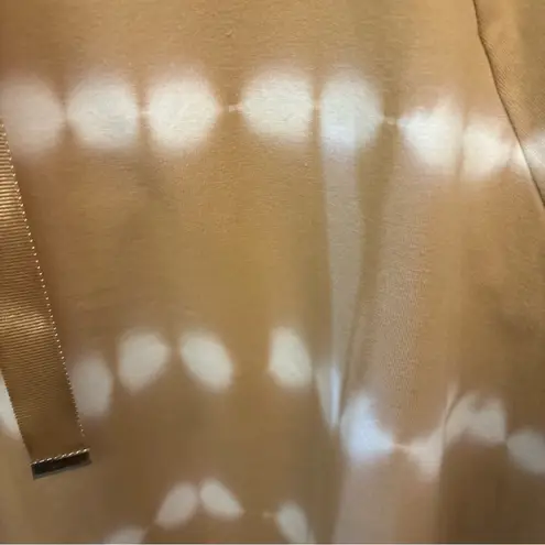 Isaac Mizrahi ISSAC MIZRAHI LIVE WOMANS XL HOODIE GOLD WHITE TIE DYE LOOKING STYLISH EUC