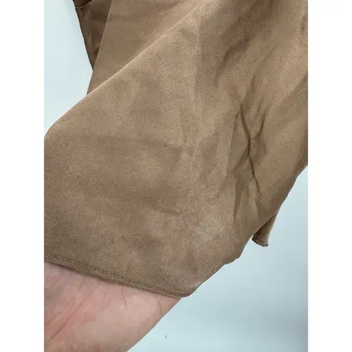 secret treasures Babydoll Tank Top Women Brown Satin Y2K 90s Bratz Sexy Large