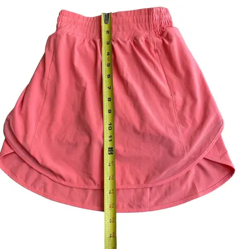 Lululemon  Women’s 2 Hotty Hot High Rise Skort Skort Raspberry Cream Pink Tennis