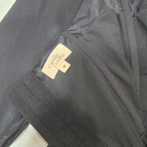 Camila Coelho Charlie Mini Dress in Black