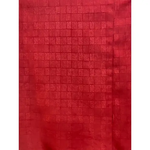 Casual Corner Annex Red Textured Shift Dress 18W Work Holiday Party Classic