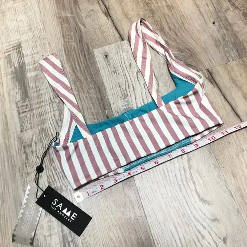 Same Los Angeles Divine Stripe Bikini Top