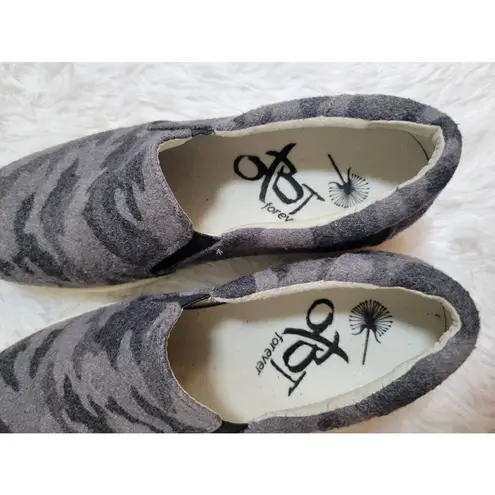 OTBT Forever Platform Camile Camo Slip On Sneakers Sz 6.5 New