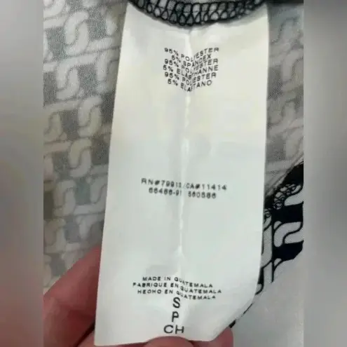 A pea in the pod  Womens Size‎ Small Black & White Wrap Maternity Dress