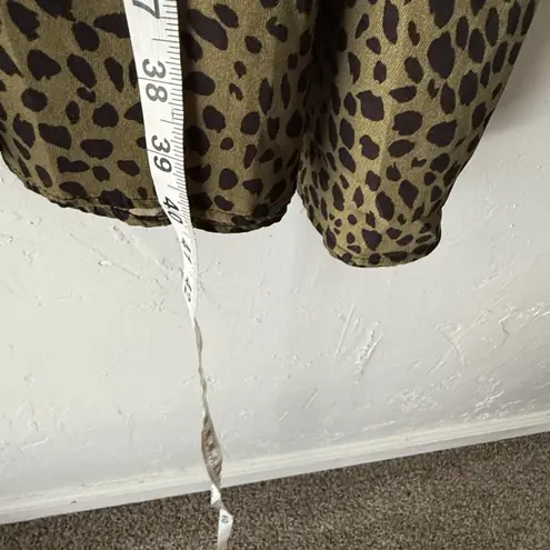 Bluetime Maxi Skirt Witchy Medium Brown Black Leopard Print Pull On Whimsigoth