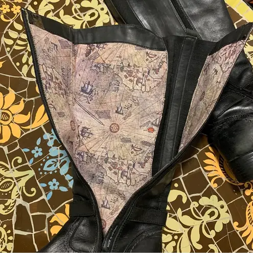 LEATHER EQUESTRIAN BOOTS with Zip Sz: 8.5/ 39 EU Size undefined