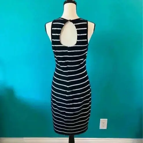 Cache  black and white long dress in size medium