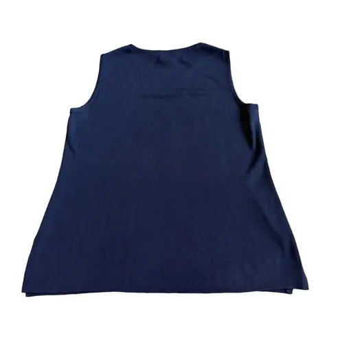 Misook Exclusively Two Piece Cardigan Tank Top Shirt Set Size Medium Women's