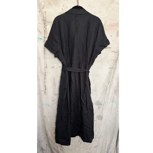 Quince 100% European Linen Button Front Dress