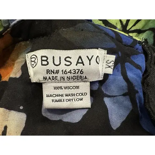 Busayo Aje Ruffle Trim Floral Maxi Dress XS NWOT