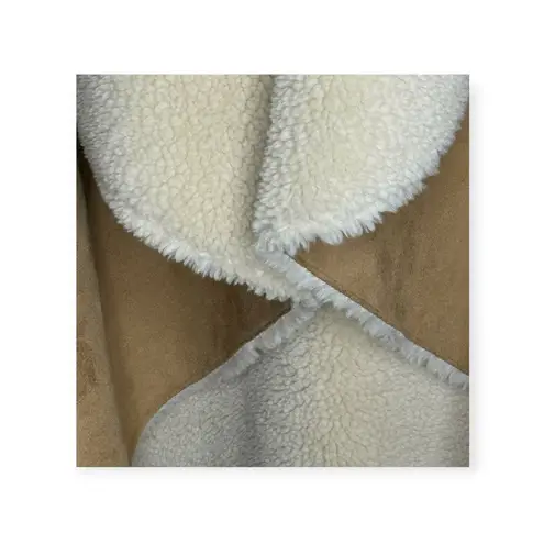 Velvet Graham and Spencer š Ulio Chic Vegan Suede Sherpa Vest š Tan Cream šXS