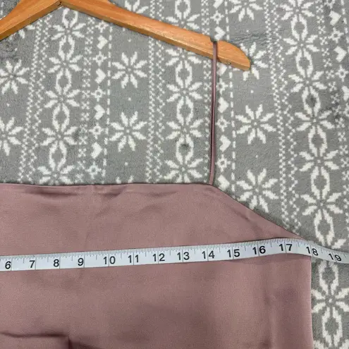 Massimo Dutti NWT Pink Strappy Satin Top Size Medium