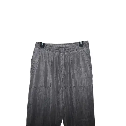 Falls Creek NWT Gray Lyocell Cotton Jogger Pants Elastic Waist Pockets Women’s S