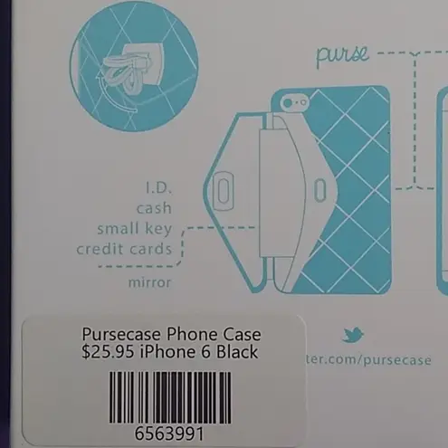 FINAL MARKDOWN Nib Pursecase for iPhone 6 Black