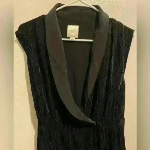 Line and Dot NWT REVOLVE  V-neck 100% silk‎ black mini dress