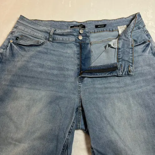 Judy Blue High Rise Wide Leg Crop Jeans Size 22W Casual Preppy Classic Summer