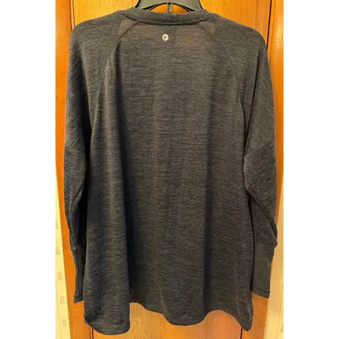 Active Life Heather Charcoal Long Sleeve Sweater