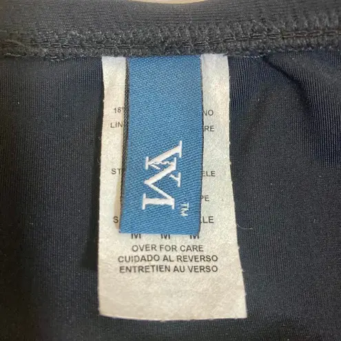 VM black Swim skirt, ladies size medium ruffle tier bathing suit skort bottom