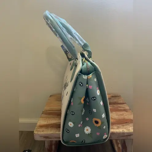 Her Universe Studio Ghibli My Neighbor Totoro Sage Green Floral Satchel Bag