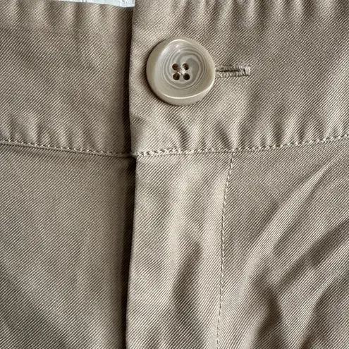 Soft Surroundings Shorts Khaki Bayside Shorts Cargo Pockets Pull On L