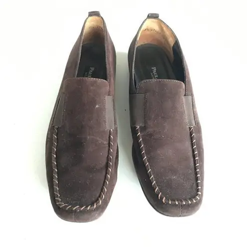 Paul Green Munchen Brown Suede Loafers Slip On Womens Size 6.5 US Size 9…