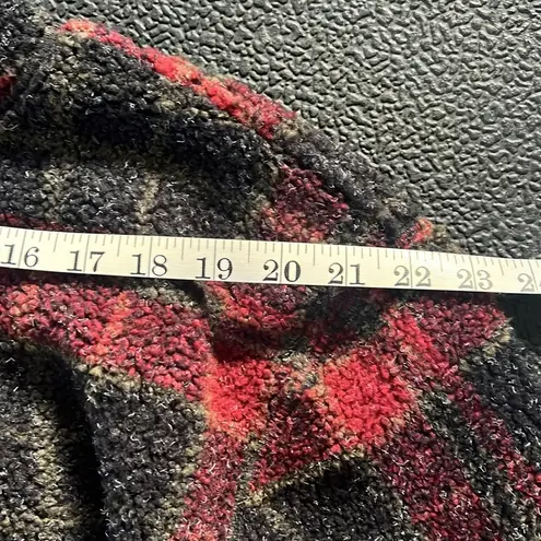 Woolrich Vintage fleece plaid oversize sweater / sweater dress