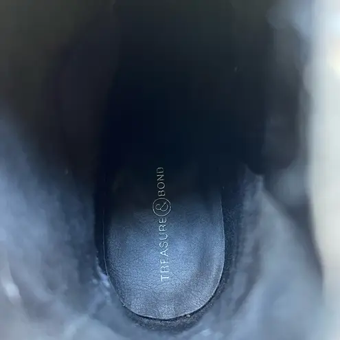 Treasure & Bond Black Leather Ankle Boots Size 7.5