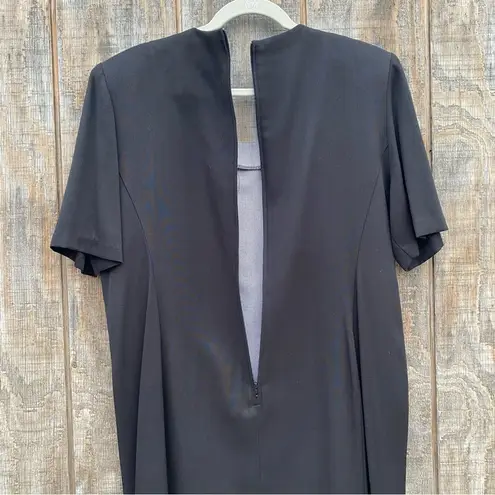 Perceptions Vintage by Irene B 80’s Dress Faux Jacket Size 16