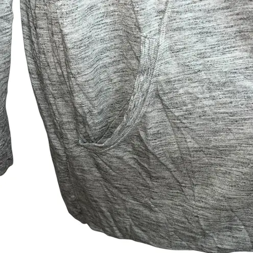 Athleta   Open Cardigan Women's 2X Gray Heather Wrap With Pockets Marl Pranayama