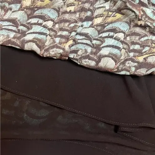 ALLSAINTS ALL SAINTS Nichola Plume Long Sleeve Dress Mini Lined Flowy Size M