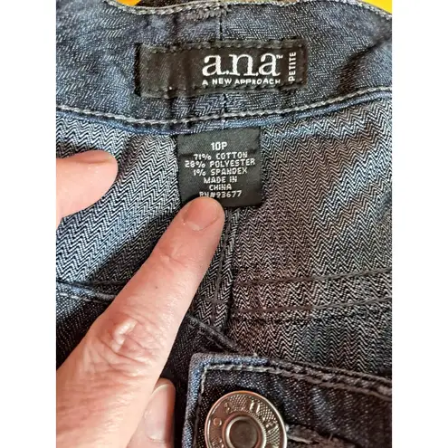 a.n.a A New Approach Women's Petite Modern Fit Stretch Jeans Size 10P Black