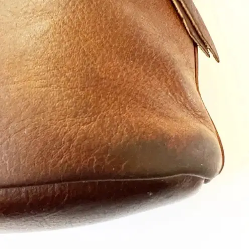 Vintage Sven California Brown Leather Crossbody Bag Boho Style Minimalist Look