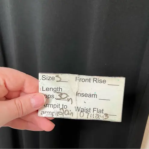 Masai Copenhagen black sleeveless viscose lagenlook tunic top size small