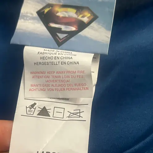 Rubies HALLOWEEN SUPERGIRL womens costume Large blue red dress cosplay