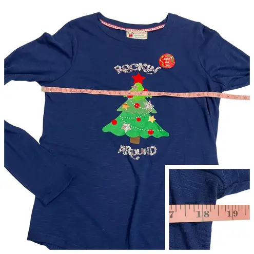 Poof! NWOT Poof! Rockin’ Around Light Up Long Sleeve Tee - Blue - Large