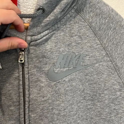 Nike  Heather Gray zip Up Jacket | Size Medium