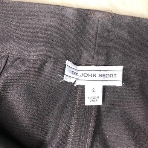 St. John  Sport brown dress pants size 2
