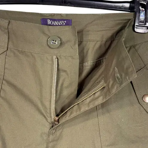 Roaman’s SZ 12W Bermuda Cargo Shorts Stretch Hi