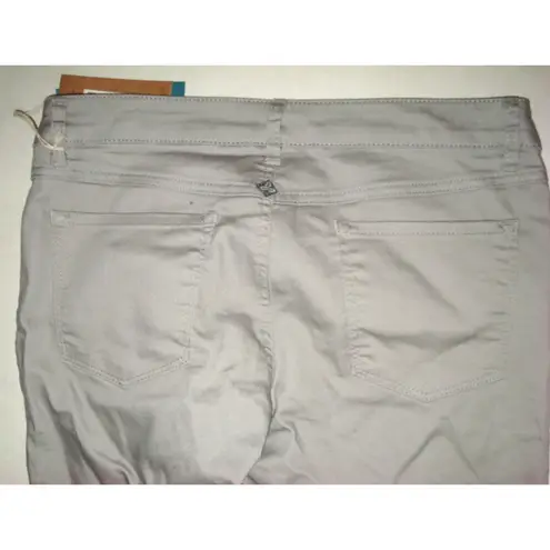prAna New NWT Womens 8 Kara Jeans Silver Light Gray Stretch Organic Performan 29