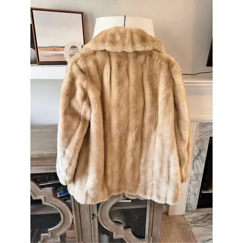 VTG Grandella Styled by Sportowne II Faux Fur Coat Women’s Size 8 Tan