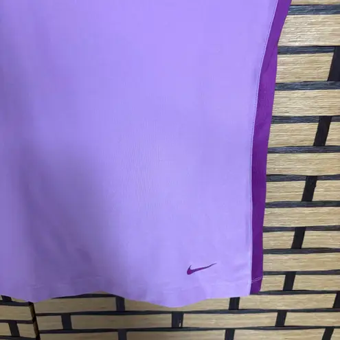 Nike ‎ Golf Purple Dri Fit Polo Size Large
