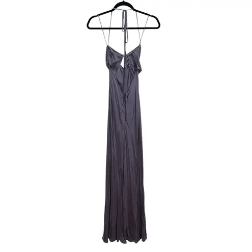 Bec & Bridge Kai Strappy Cutout Maxi Dress In Ash Lilac Purple